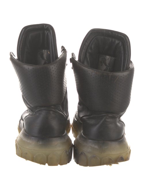 Rick Owens Drkshdw Leather Combat Boots