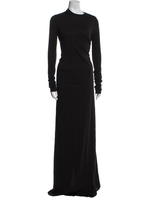 Rick Owens Drkshdw Crew Neck Long Dress