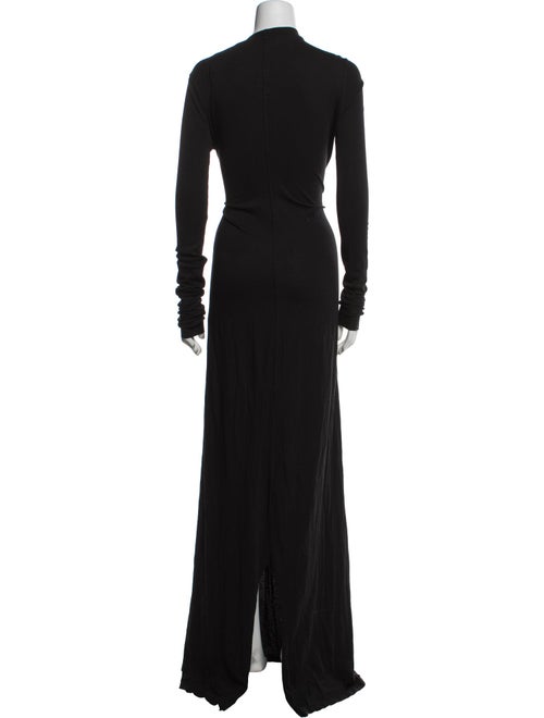 Rick Owens Drkshdw Crew Neck Long Dress