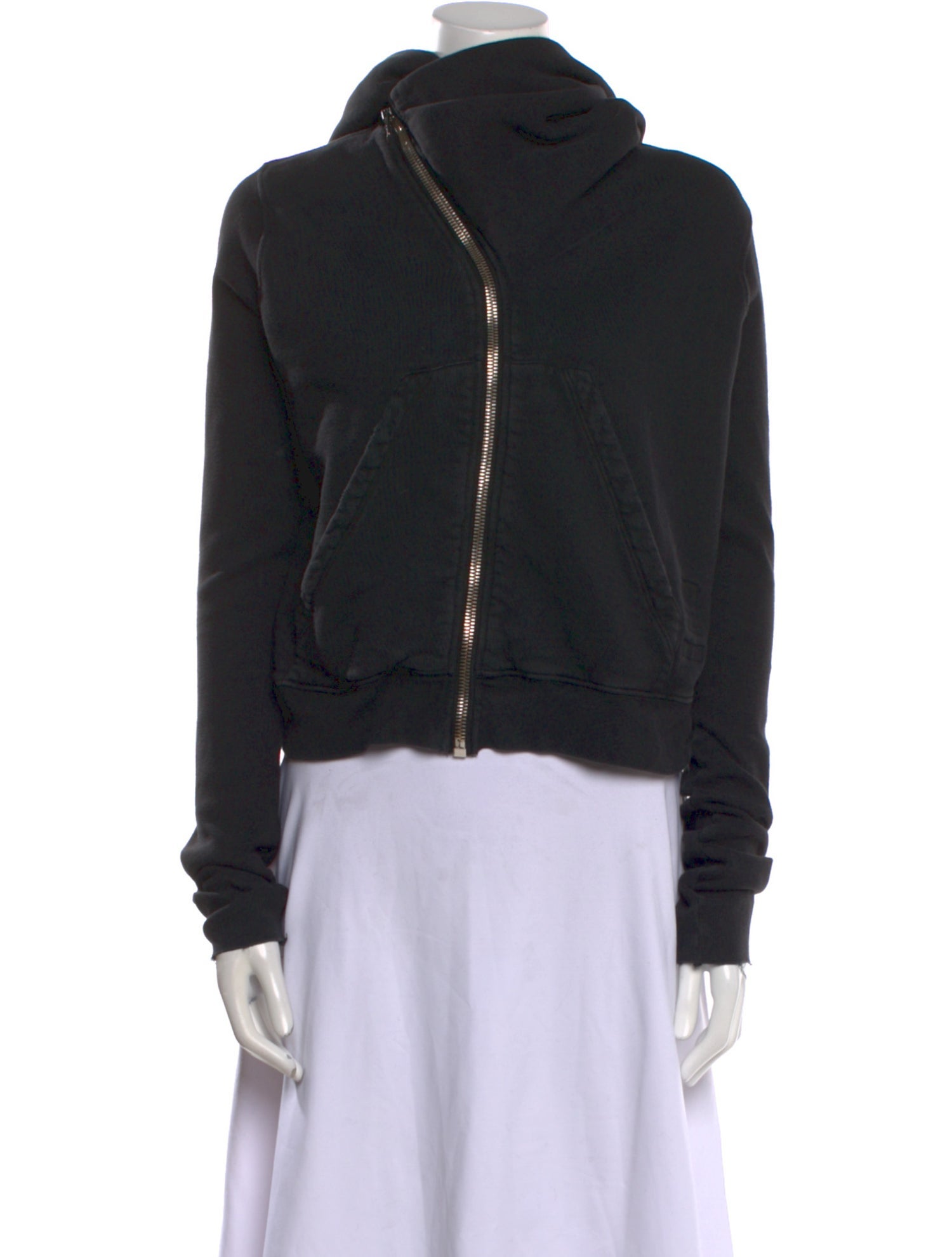 Rick Owens Drkshdw Crew Neck Long Sleeve Sweatshirt