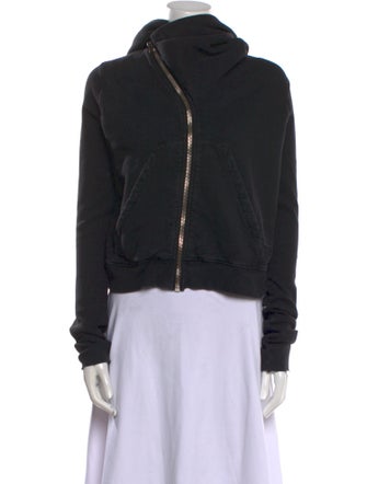 Rick Owens Drkshdw Crew Neck Long Sleeve Sweatshirt