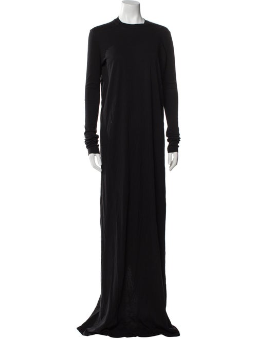 Rick Owens Drkshdw Crew Neck Long Dress