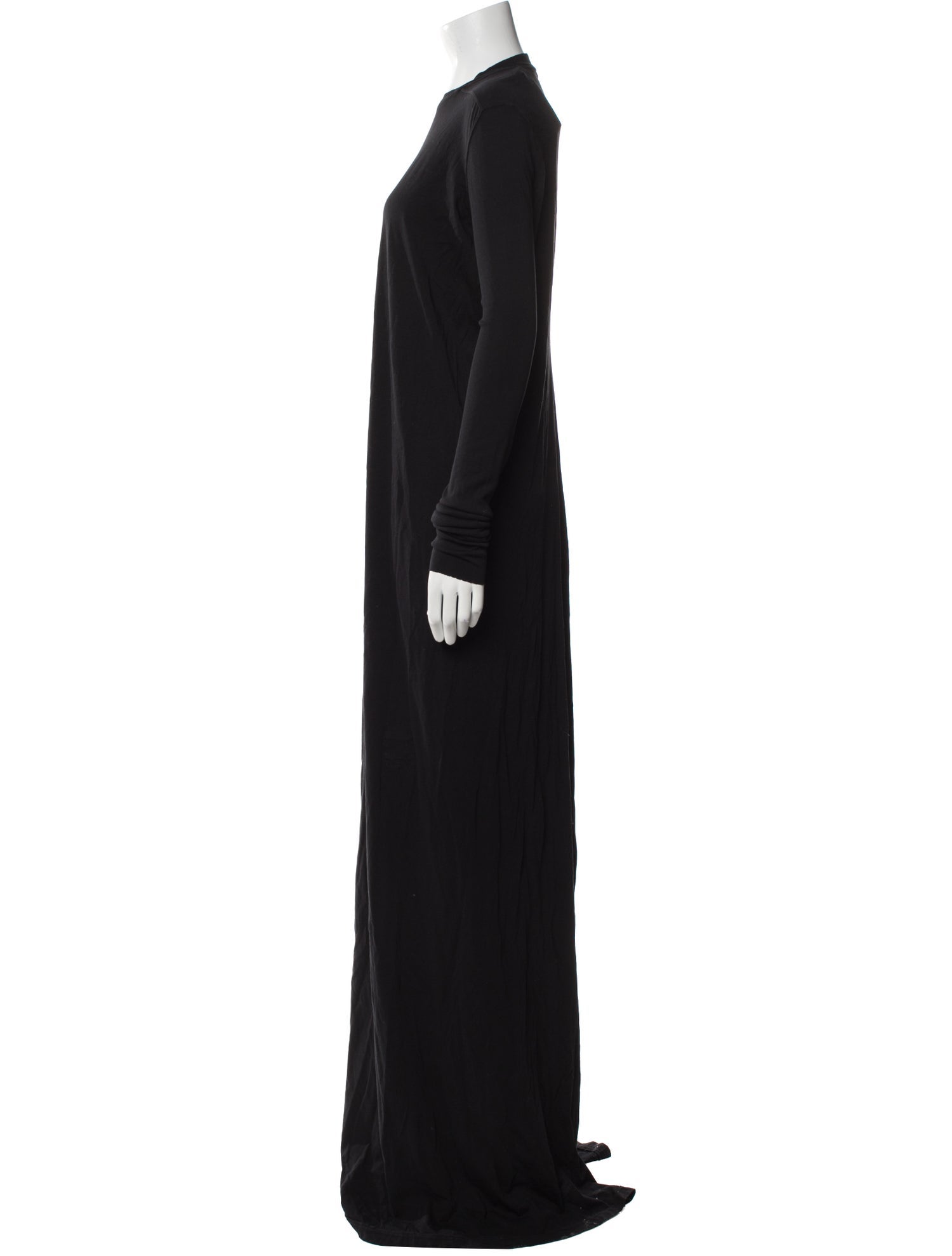 Rick Owens Drkshdw Crew Neck Long Dress