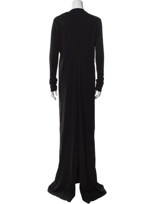 Rick Owens Drkshdw Crew Neck Long Dress