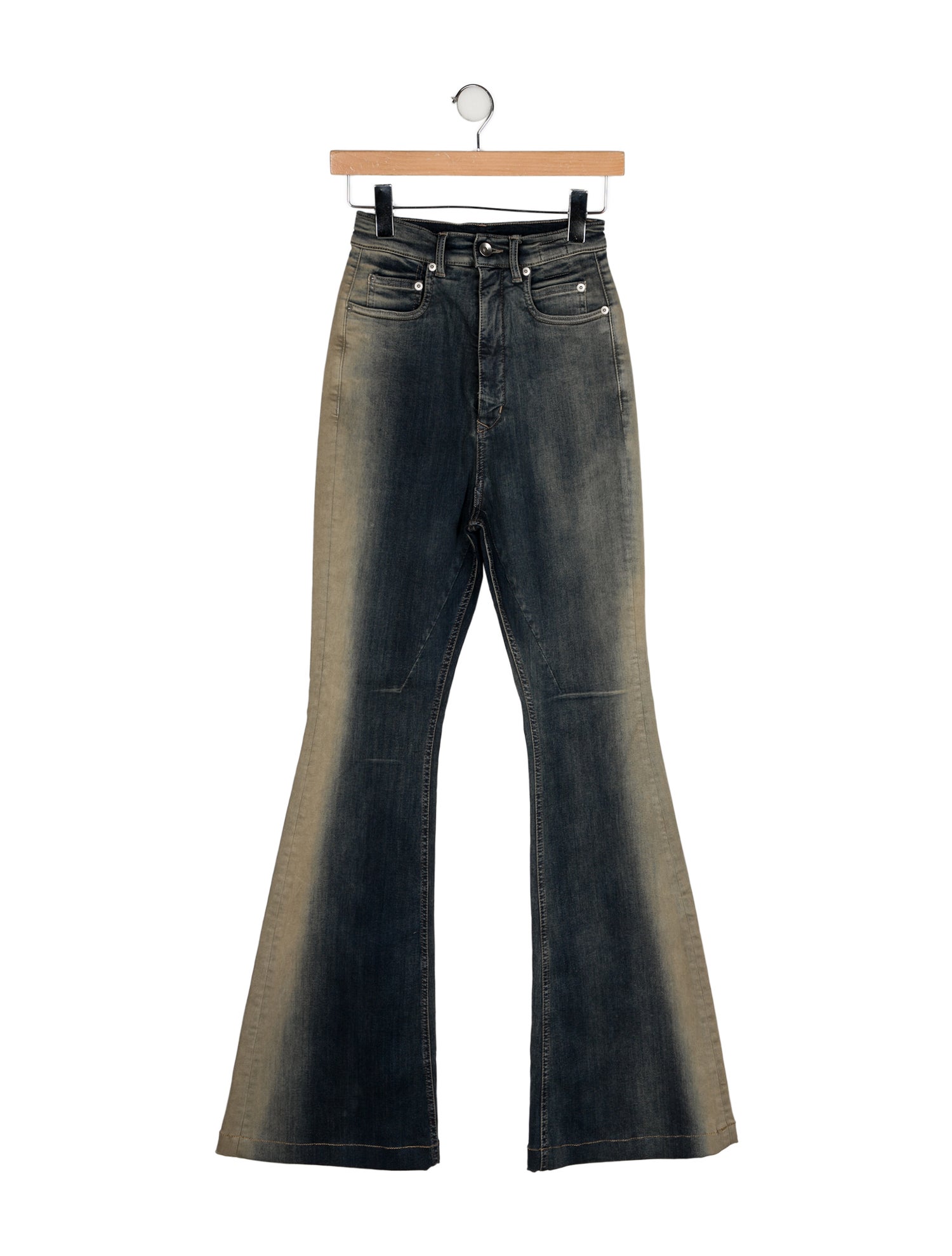 Rick Owens Drkshdw Bolans Bootcut Wide Leg Jeans