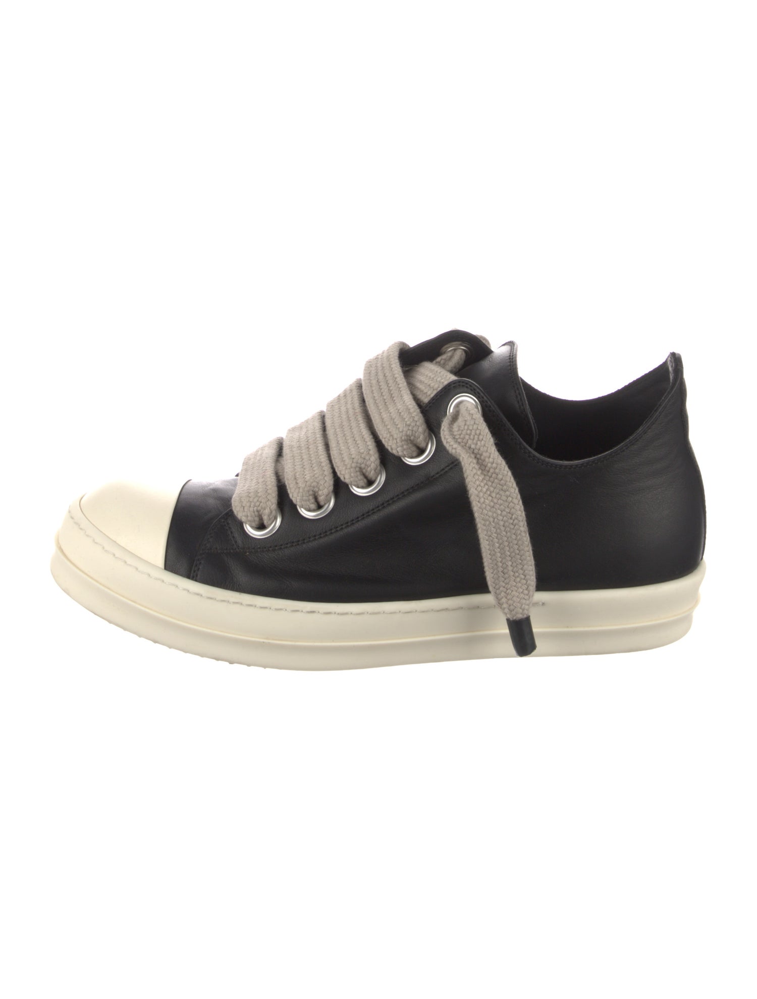 Rick Owens Drkshdw Leather Printed Sneakers