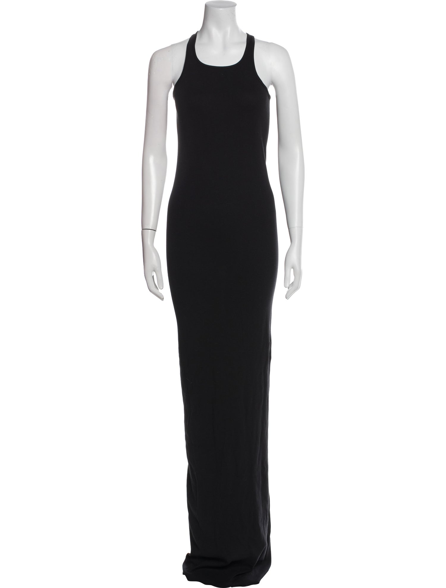 Rick Owens Drkshdw Scoop Neck Long Dress
