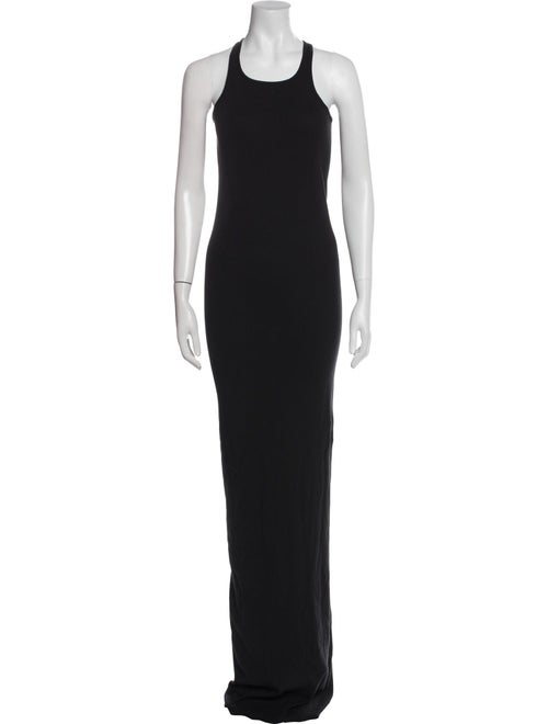 Rick Owens Drkshdw Scoop Neck Long Dress
