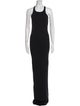 Rick Owens Drkshdw Scoop Neck Long Dress