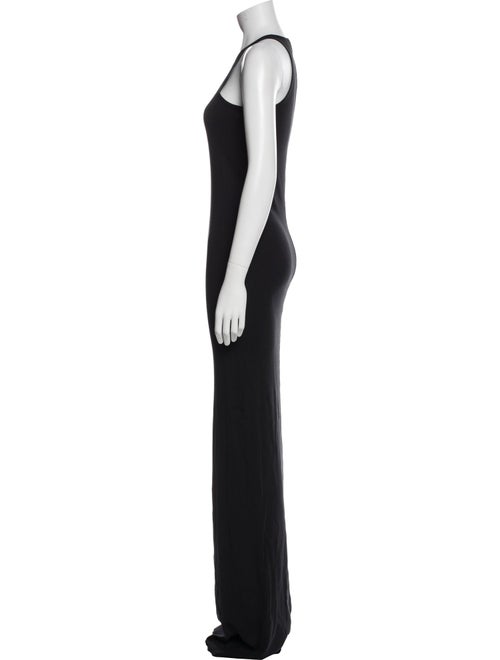 Rick Owens Drkshdw Scoop Neck Long Dress