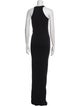 Rick Owens Drkshdw Scoop Neck Long Dress
