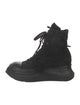 Rick Owens Drkshdw Canvas Lace-Up Boots