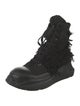 Rick Owens Drkshdw Canvas Lace-Up Boots