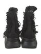 Rick Owens Drkshdw Canvas Lace-Up Boots
