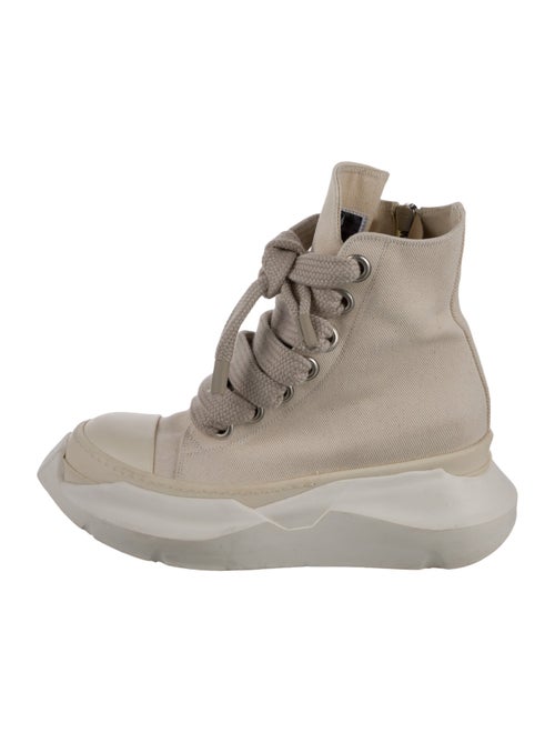 Rick Owens Drkshdw Canvas Lace-Up Boots