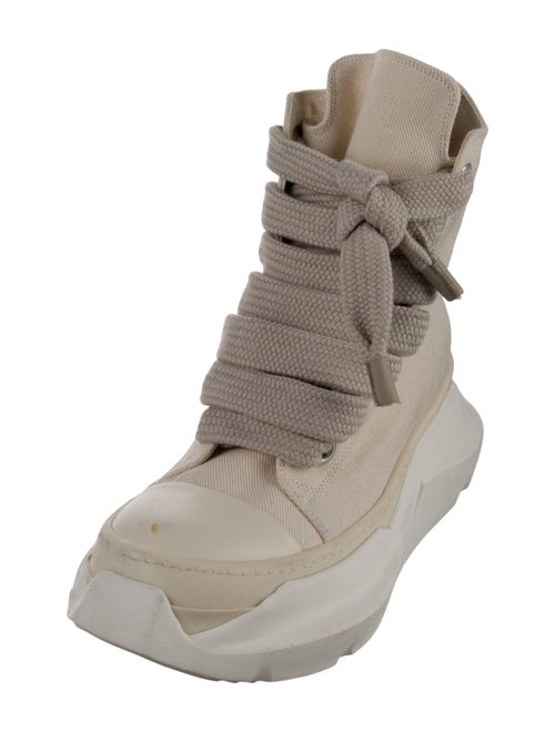 Rick Owens Drkshdw Canvas Lace-Up Boots