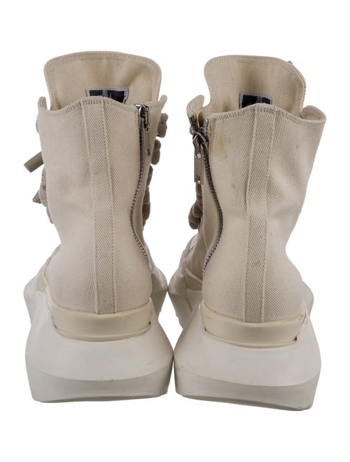 Rick Owens Drkshdw Canvas Lace-Up Boots