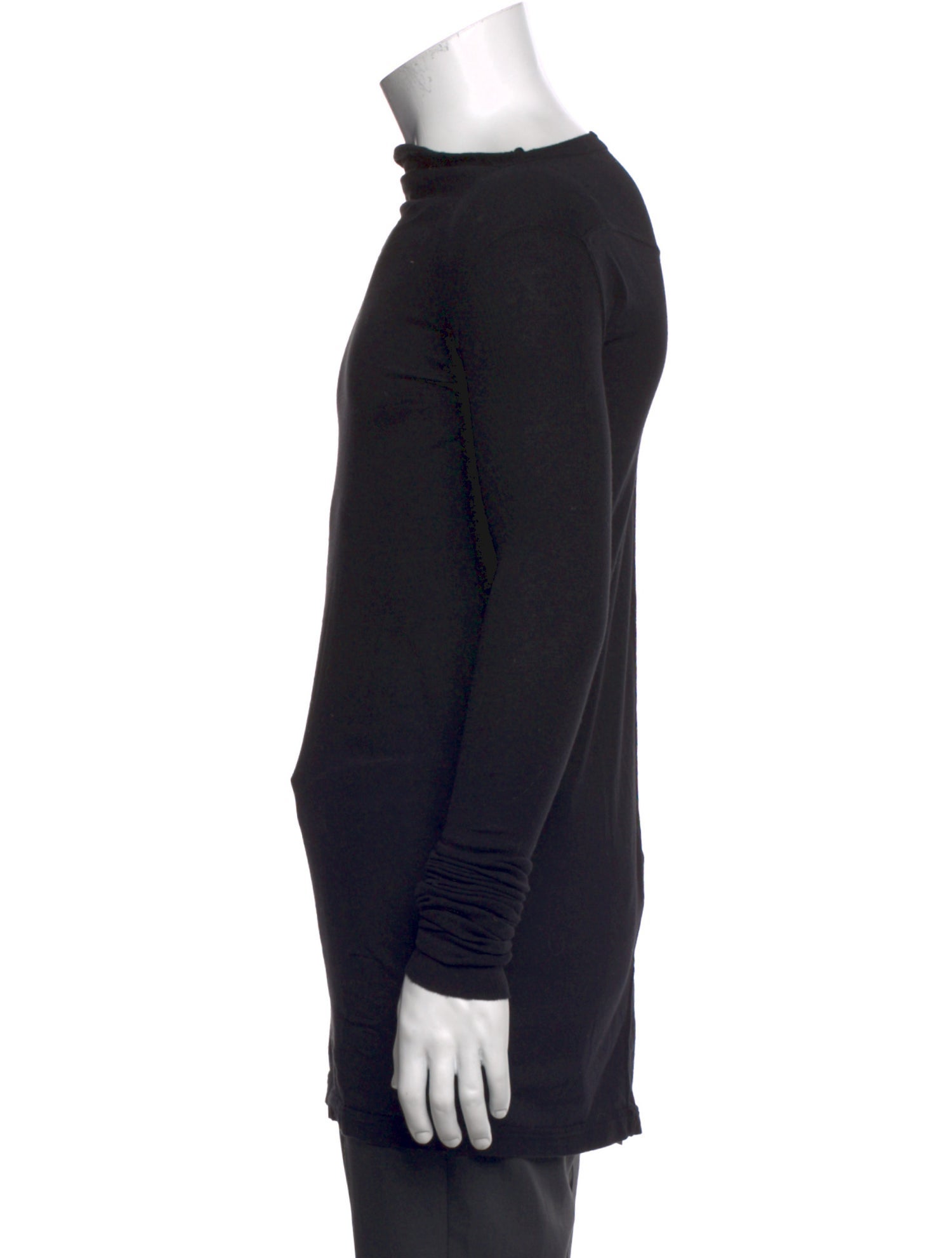 Rick Owens Drkshdw Cowl Neck Long Sleeve T-Shirt