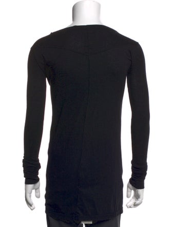 Rick Owens Drkshdw Cowl Neck Long Sleeve T-Shirt