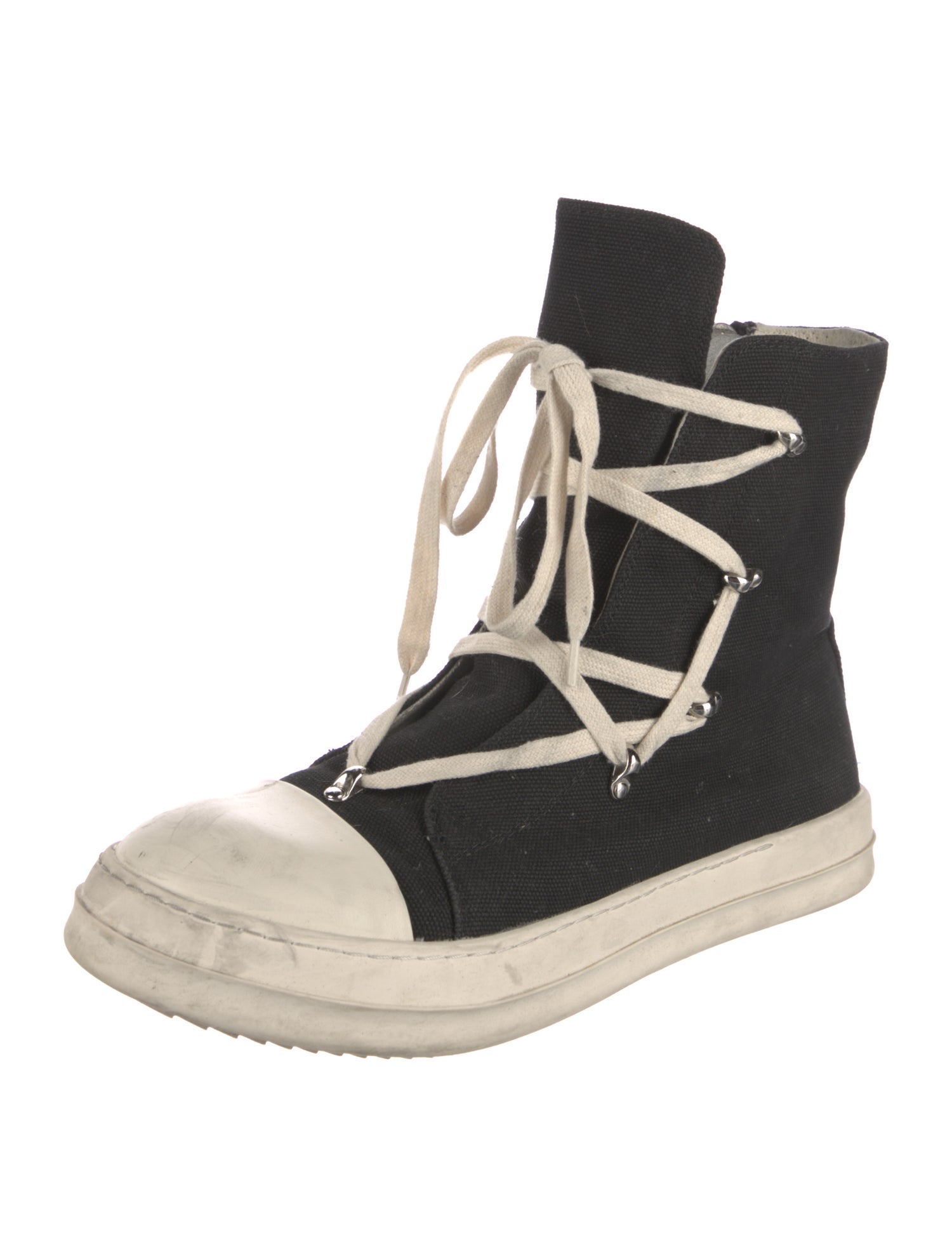 Rick Owens Drkshdw Canvas Sneakers