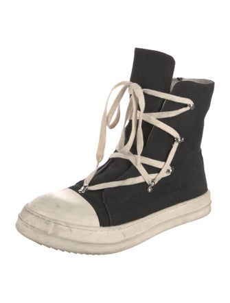 Rick Owens Drkshdw Canvas Sneakers