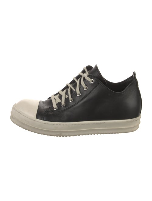Rick Owens Drkshdw Canvas Colorblock Pattern Sneakers