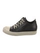 Rick Owens Drkshdw Canvas Colorblock Pattern Sneakers