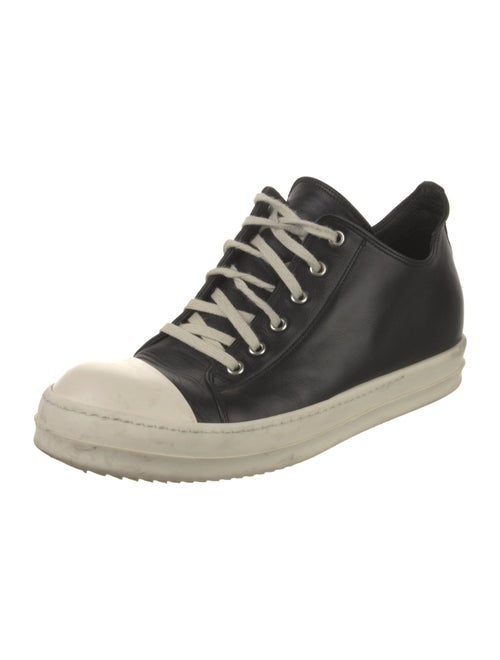 Rick Owens Drkshdw Canvas Colorblock Pattern Sneakers