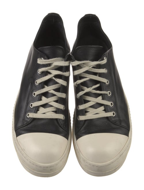 Rick Owens Drkshdw Canvas Colorblock Pattern Sneakers