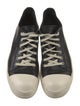 Rick Owens Drkshdw Canvas Colorblock Pattern Sneakers