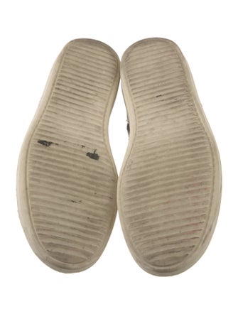 Rick Owens Drkshdw Canvas Colorblock Pattern Sneakers