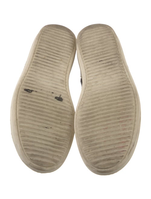 Rick Owens Drkshdw Canvas Colorblock Pattern Sneakers