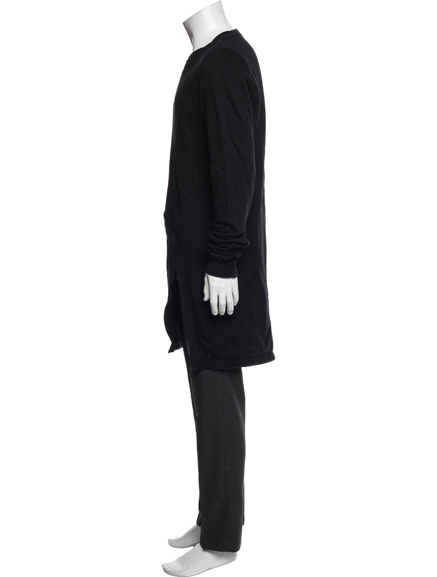 Rick Owens Drkshdw Crew Neck Long Sleeve Pullover