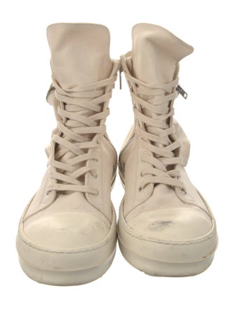 Rick Owens Drkshdw Canvas Sneakers