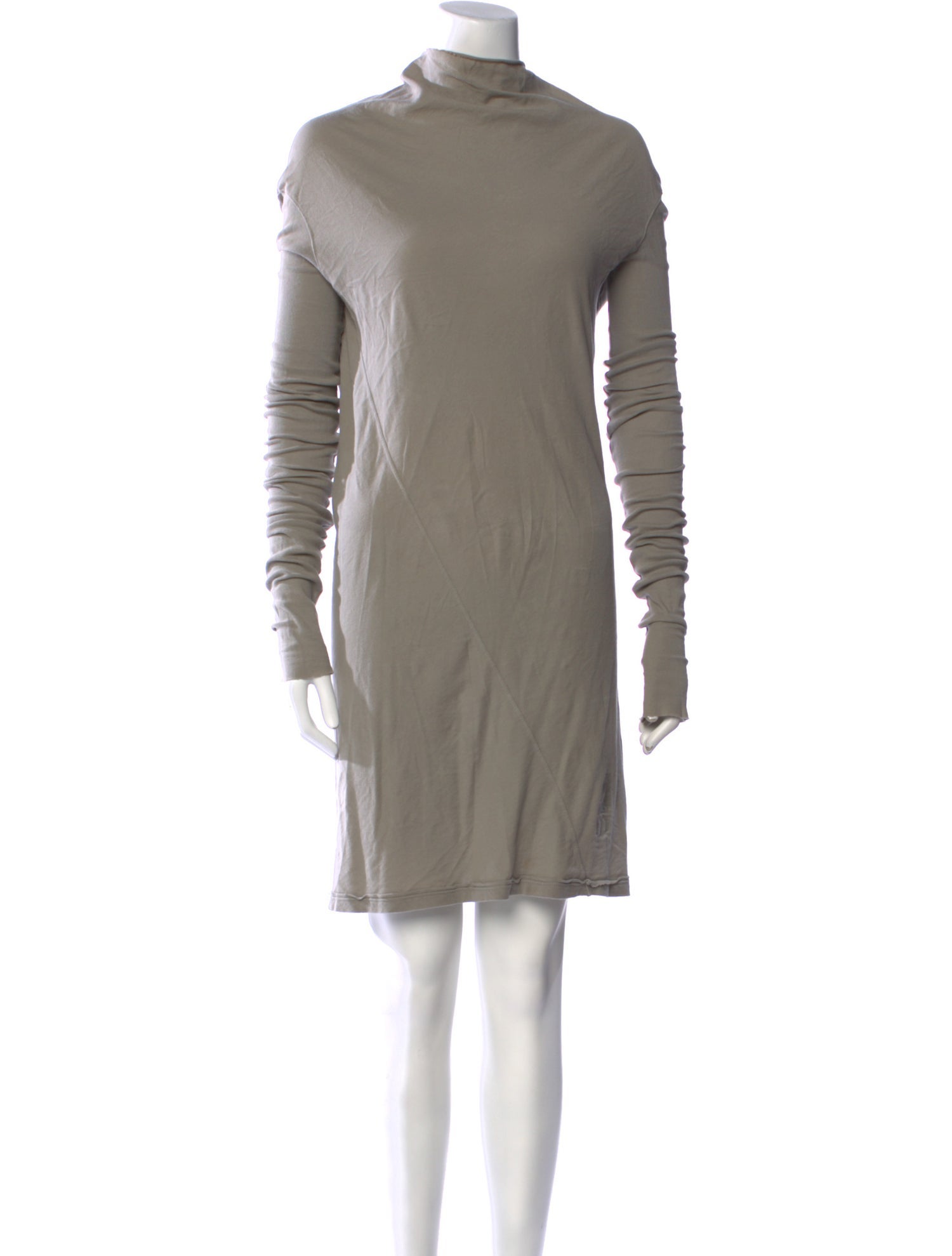 Rick Owens Drkshdw Turtleneck Mini Dress
