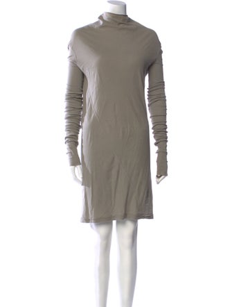 Rick Owens Drkshdw Turtleneck Mini Dress