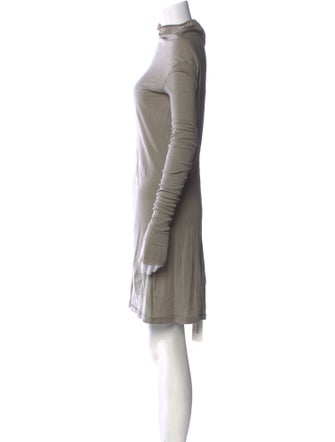 Rick Owens Drkshdw Turtleneck Mini Dress