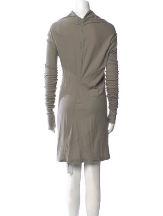 Rick Owens Drkshdw Turtleneck Mini Dress