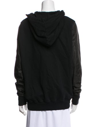 Rick Owens Drkshdw Leather Bomber Jacket