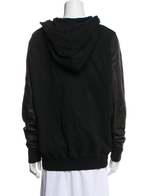 Rick Owens Drkshdw Leather Bomber Jacket