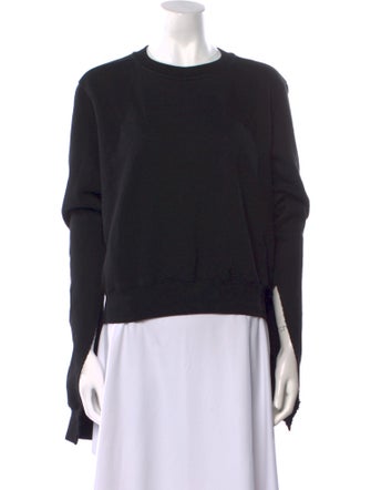 Rick Owens Drkshdw Crew Neck Long Sleeve Sweatshirt