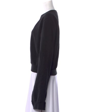 Rick Owens Drkshdw Crew Neck Long Sleeve Sweatshirt