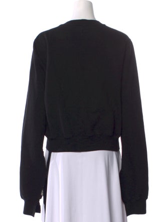 Rick Owens Drkshdw Crew Neck Long Sleeve Sweatshirt