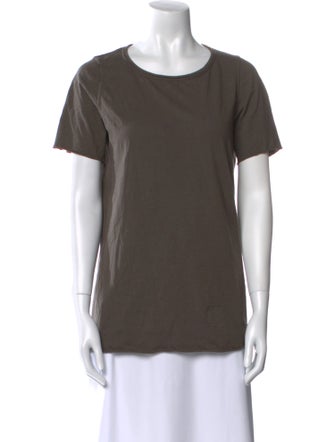 Rick Owens Drkshdw Scoop Neck Short Sleeve T-Shirt