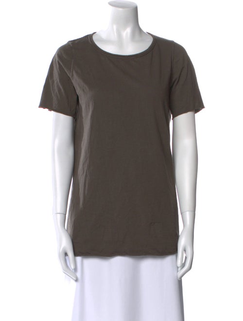 Rick Owens Drkshdw Scoop Neck Short Sleeve T-Shirt
