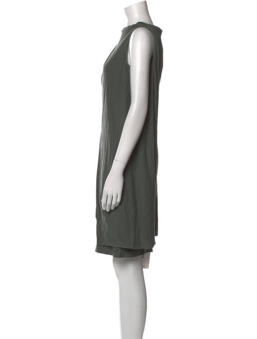 Rick Owens Drkshdw Bateau Neckline Mini Dress
