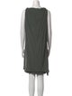 Rick Owens Drkshdw Bateau Neckline Mini Dress