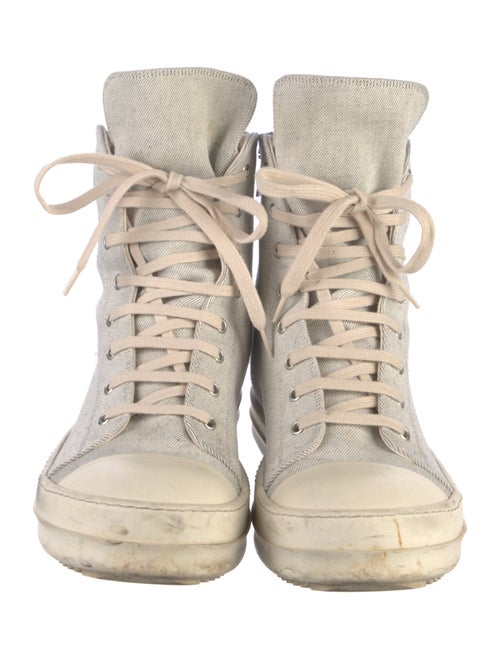 Rick Owens Drkshdw Canvas Sneakers