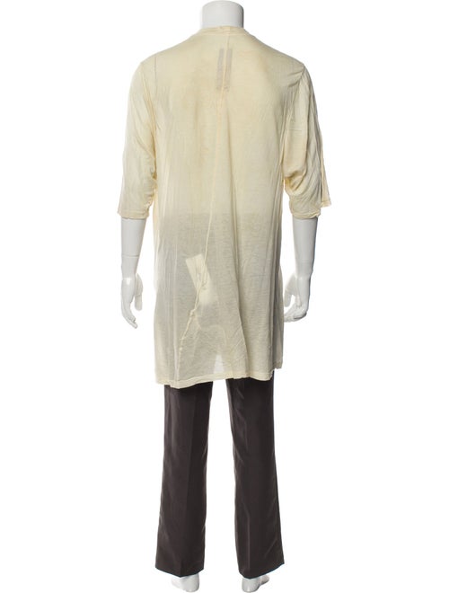 Rick Owens Drkshdw Crew Neck Three-Quarter Sleeve T-Shirt