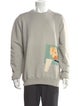 Rick Owens Drkshdw Graphic Print Crew Neck Sweatshirt